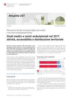 Studi medici e i centri ambulatoriali nel 2017: attività, accessibilità e distribuzione territoriale