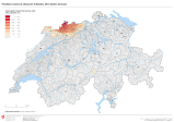 Pendolari: bacino di attrazione di Basilea, 2014